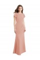 Cap Sleeves Long Chiffon Prom Dress with Low V-Back Clearance