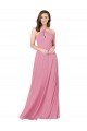 Chiffon Prom Dress with Keyhole Front Clearance