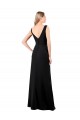 V-Neckline Chiffon Prom Dress with Draped Bodice Clearance