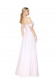 Off the Shoulder Long Full Length Chiffon Prom Dress Clearance