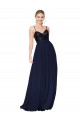 Sweetheart High Neck Sequin Top Long Chiffon Prom Dress Clearance