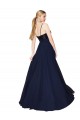 Sweetheart High Neck Sequin Top Long Chiffon Prom Dress Clearance