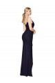 Draped Spaghetti Straps Long Chiffon Mermaid Prom Dress Clearance
