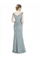 Off the Shoulder Mermaid Lace Prom Dress with Cap Sleeves Clearance