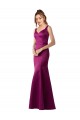 Fitted Sexy Open Back Satin Prom Dress with Floral Details Clearance