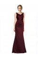 Figure Shaping Satin Prom Dress with Structured Pleats Clearance