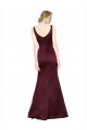 Figure Shaping Satin Prom Dress with Structured Pleats Clearance