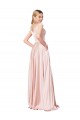 A-Line Off the Shoulder Sweetheart Satin Prom Dress Clearance