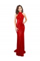 Halter High Neck Mermaid Open Back Sequin Prom Dress Clearance