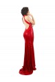 Halter High Neck Mermaid Open Back Sequin Prom Dress Clearance