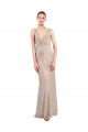 Faux Surplice V-Neck Slim Sparkling Sequin Prom Dress Clearance