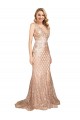 Sleek Long Mermaid Sparkling Sequin Prom Dress Clearance