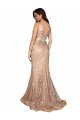 Sleek Long Mermaid Sparkling Sequin Prom Dress Clearance