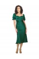 Ruched Sleeve Silky Satin Prom Dress Clearance