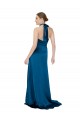 Halter Neck Silky Satin Prom Dress Clearance