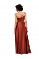 Sophisticated One Shoulder Silky Satin Prom Dress with Full Skirt Clearance