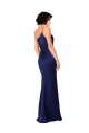 One Shoulder Silky Satin Prom Dress with Skirt Slit Clearance