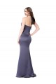 Fit and Flare Silky Satin Prom Dress Clearance