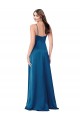 Cowl Neck Salky Satin Prom Dress Clearance