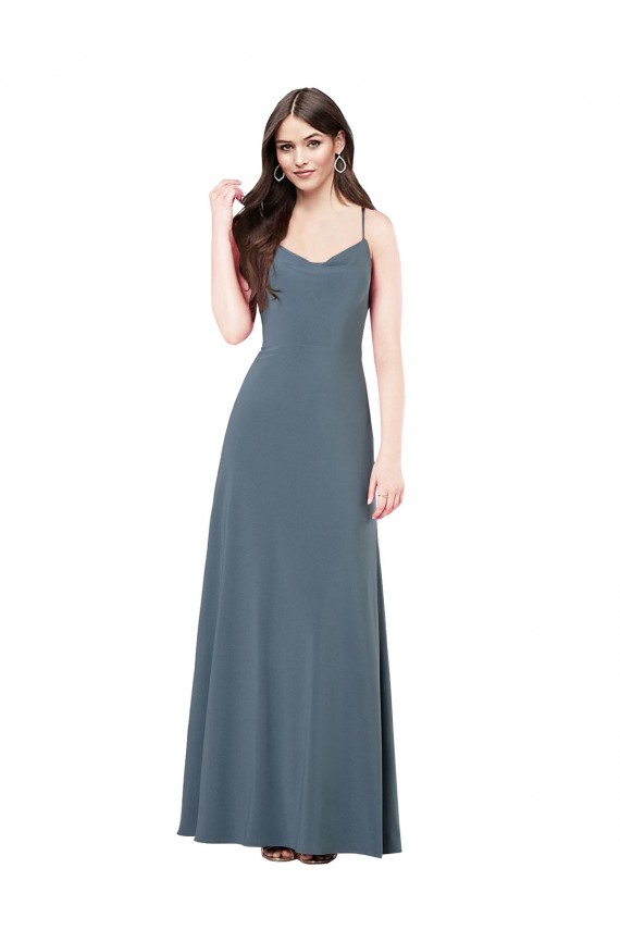 Classic Spandex Prom Dress with Scoop Neckline Clearance
