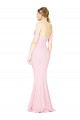 Full Length Off the Shoulder Prom Dress with Twist Front Clearance