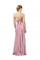 Fit and Flare Slim Crepe Prom Dress with Cutout Back Clearance