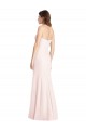 Strapless Crepe Trumpet Prom Dress with Front Slit Clearance