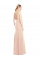 V-Spaghetti Strap Open Back Bateau Neck Trumpet Prom Dress Clearance