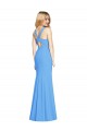 Flattering Trumpet Long Sleeveless Prom Dress with Open Back Clearance