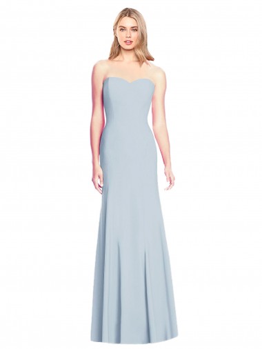 Sweetheart Strapless Flared Skirt Maxi Prom Dress Clearance
