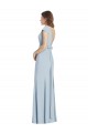 Bateau Neck Cap Sleeves Open Back Trumpet Prom Dress Clearance