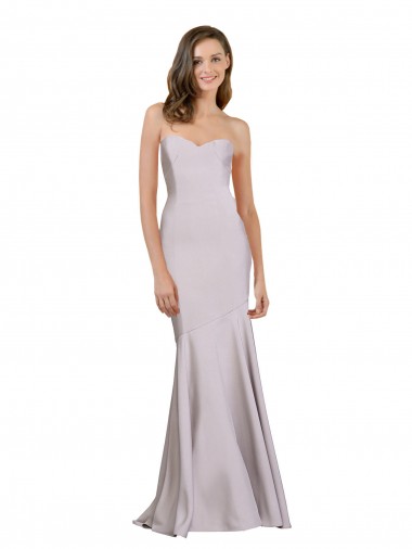 Crepe Mermaid Prom Dress with Low Back Clearance