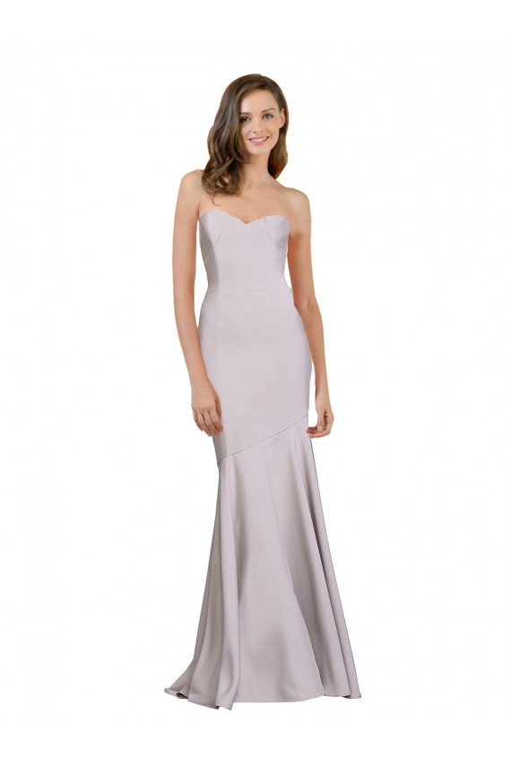 Crepe Mermaid Prom Dress with Low Back Clearance