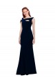 Sleeveless Crepe Mermaid Prom Dress with Side Slit Clearance