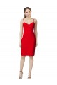 Sleeveless Cocktail Length Sweetheart Neckline Crepe Prom Dress / Homecoming Dress Clearance