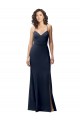 Sweetheart Fit and Flare Stretch Crepe Prom Dress with Side Slit and Strappy Back Clearance