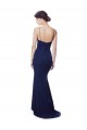 Deep V-Neck Spaghetti Straps Mermaid Crepe Prom Dress Clearance