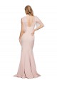 Double Bow Full Length Sweetheart Crepe Prom Dress with Tulle Overlay Clearance