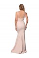 Full Length Sweetheart Crepe Prom Dress with Tulle Overlay Clearance