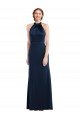 High Neck Open Back Long Maxi Prom Dress Clearance