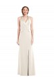 Halter Tuxedo Maxi Prom Dress with Front Slit Clearance