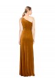 Sleek One Shoulder Long Velvet Prom Dress Clearance