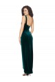 One Shoulder Velvet Front Wrap Prom Dress  Clearance