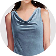 Cowl Neck Prom Dresses Clearance