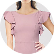 Flutter Sleeves Prom Dresses Clearance
