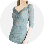 Half Sleeves Prom Dresses Clearance