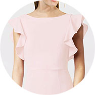 Ruffle Sleeves Prom Dresses Clearance